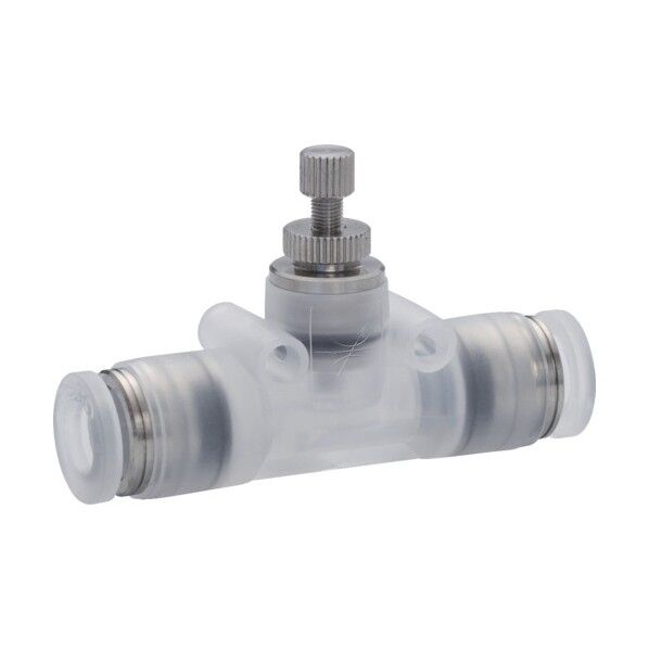 スロットルバルブPP 小型ユニオンストレート