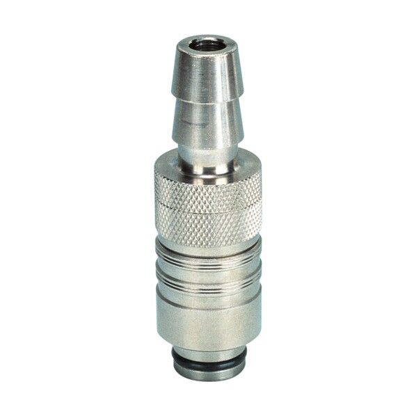 金型温調継手 ストップ弁内蔵タイプ プラグ ホース用ストレート