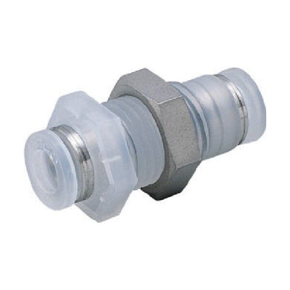 チューブフィッティングPP隔壁ユニオンP PPMP12 1