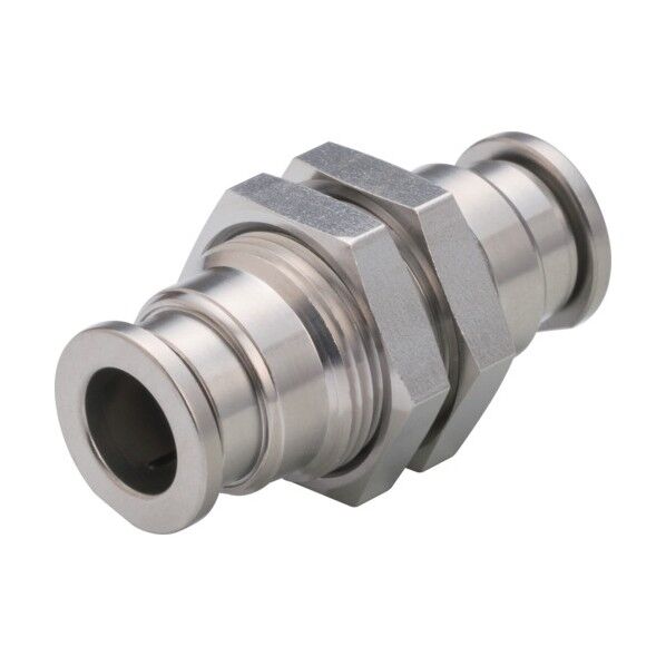 耐腐蝕用SUS316ワンタッチ継手 チューブフィッティングSUS316 隔壁ユニオン SSPM16 1点