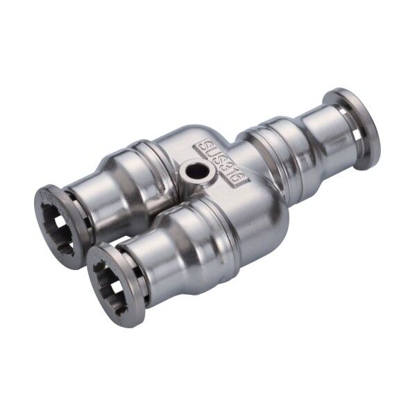 ステンレスシリーズSUS316継手 ユニオンワイ フッ素系グリース仕様 SSY10-X 1点