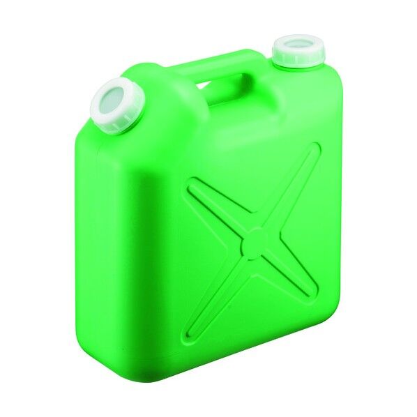 扁平缶10Lグリーンノズルなし 0206G 1点