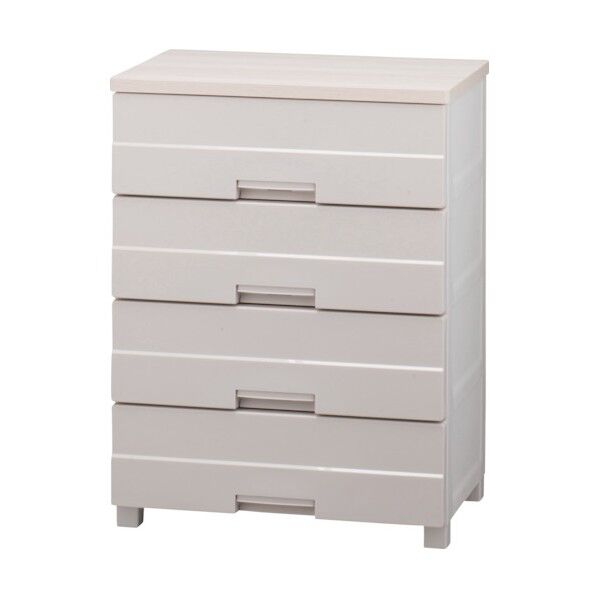 Fits プラス イージー 幅65cm 4段 チェスト CAP サイズ（約）:幅65×奥行41×高さ85cm(脚取付け時） 1個