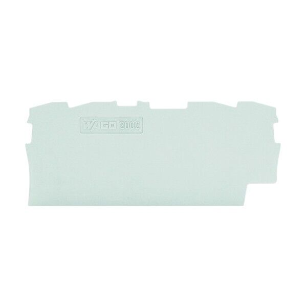 WAGO端子台エンドプレート2001・2002シリーズ共用4線式グレー10 20021491PK 8769 1