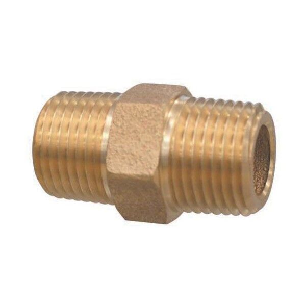 砲金六角ニップル(水道用)