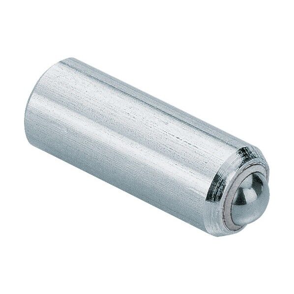 スプリングプランジャ 圧入タイプ、ボール付 ステンレス鋼