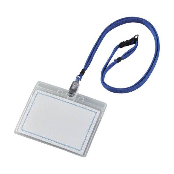 吊り下げ名札 吊名札‐131BL 青 安全標識 300023 10本