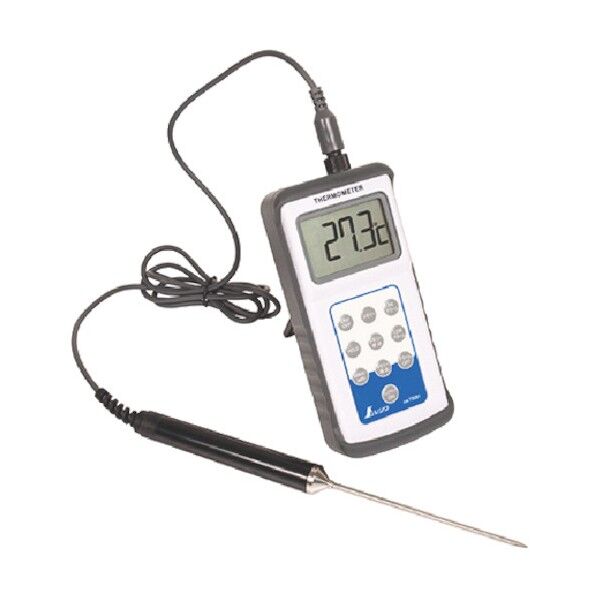 シンワデジタル温度計H-2最高最低隔測プローブ防水型 ホワイト 73081 1点