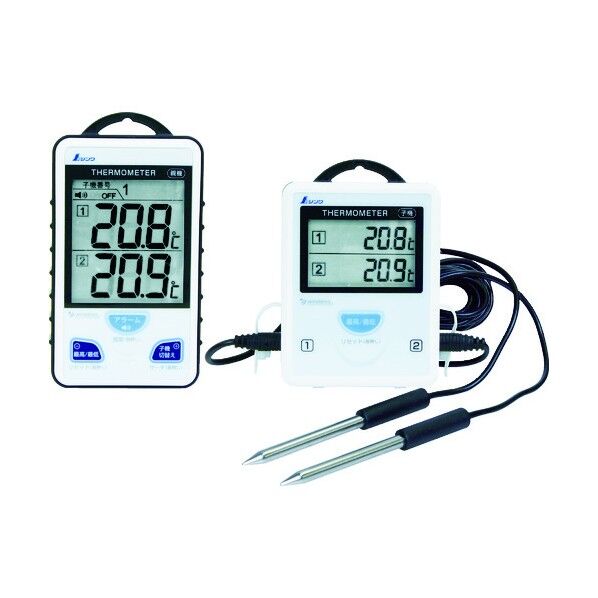 ワイヤレス温度計 A 最高・最低隔測式ツインプローブ 防水型