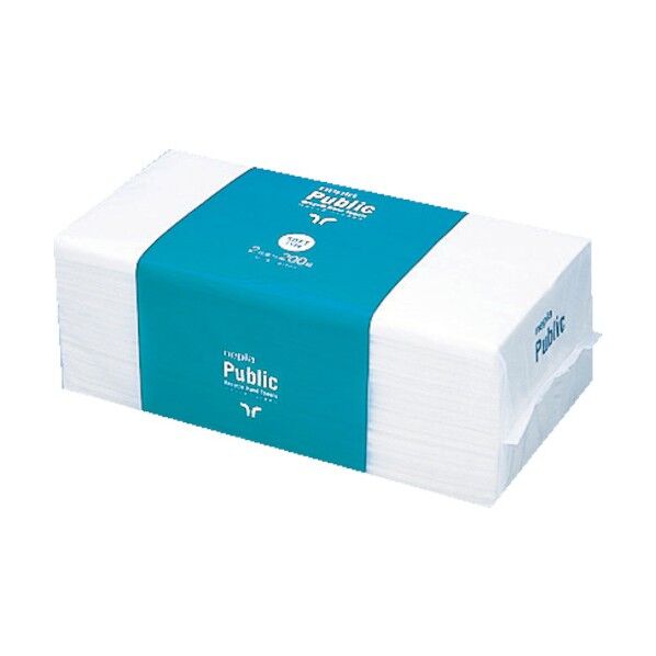 パブリックハンドタオルソフト200組25パック入り 73101 25PK