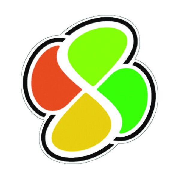 保護帽用ステッカー (高齢者)四葉マーク 893-D 1点