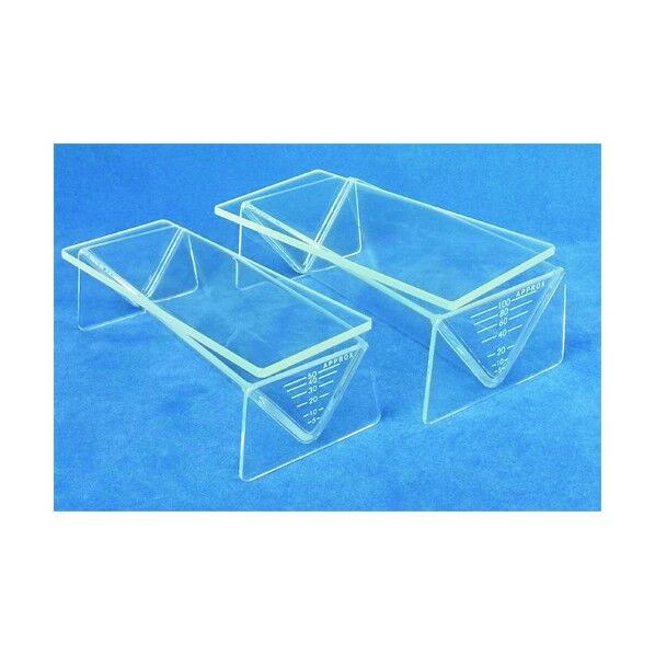 硝子製リザーバー 100mL 上面摺り 蓋付 889-12-19-02 1点