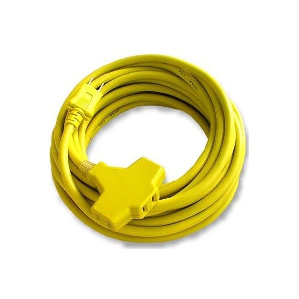 ソフト延長コード20m 黄色 KM07-20 1本