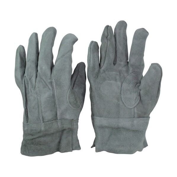 牛床革オイル背縫い内綿手袋