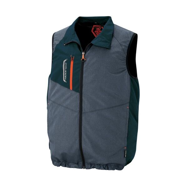 空調服用ベスト(空調服TM) 杢チャコール 5L AZ50197-114-5L 1点