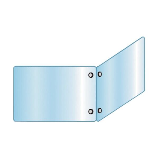 アクリルパーテーション二面タイプ 600×900×900 シルバー 900×900×600mm APT2F600X900X900 1点