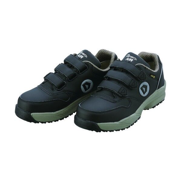 ユニット ワークシューズ(撥水・黒)25．5cm 378-39-6 1個