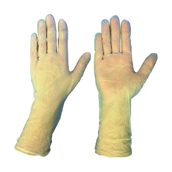 PVC手袋ロング テクスチャータイプ エンボス加工