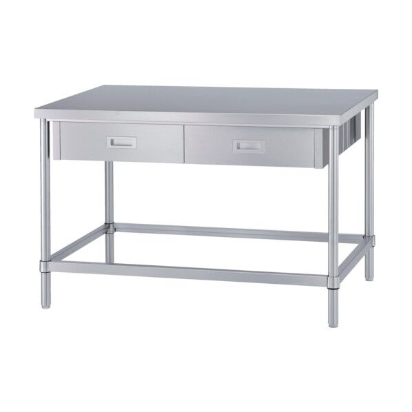 ステンレス作業台両面引出付四方枠 ADWZN-15075 1