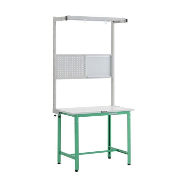 AE型作業台 ツールハンガーフルセット付 YG色 W900×D750 AE-0975THFS YG 1点