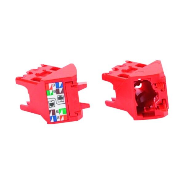 TGモジュラージャック用左右45度アングルキャップ