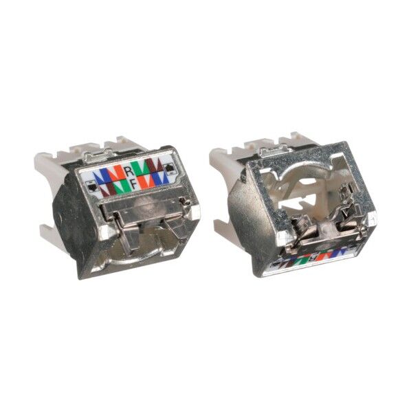 シールド付きモジュラージャック用上下45度アングルキャップ