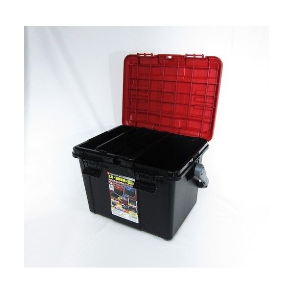 リングスター 工具箱 ドカット 465(L)×333(W)×322(H)mm レッド／ブラック D-4700-R/BK 1個