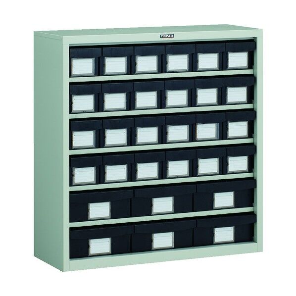 バンラックケース L型 導電引出小X24 大X6個 H880 D305L-24S6L 1点