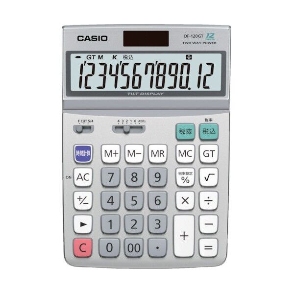 デスク型電卓12桁