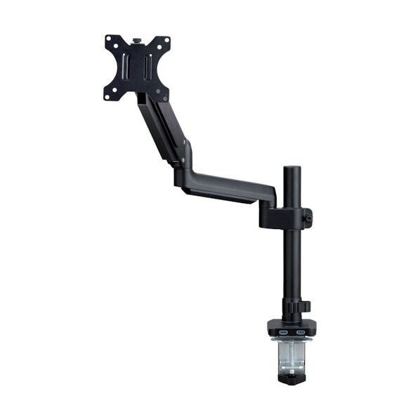 アイリスオーヤマ 574536 ディスプレイアーム シングルUSB付き DA-G101U 1点...