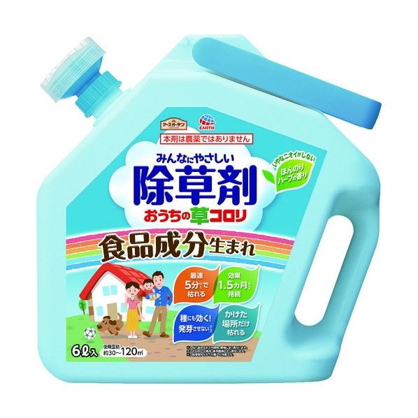 アース 除草剤 おうちの草コロリ 6L 1