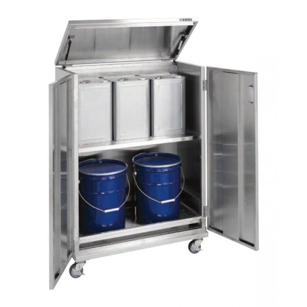 一斗缶保管庫(SUS430タイプ・移動式)