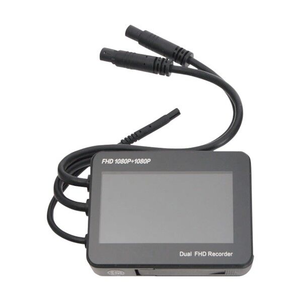 48V対応フォークリフト建機用前後ドライブレコーダー DVRFCONS48 1点