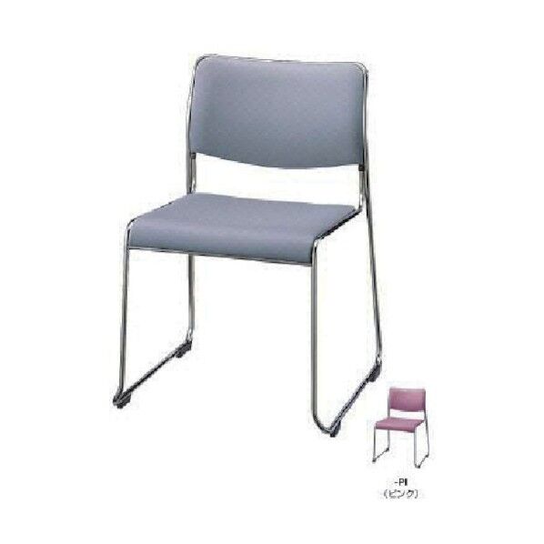 会議用チェアー E854-PI 1点