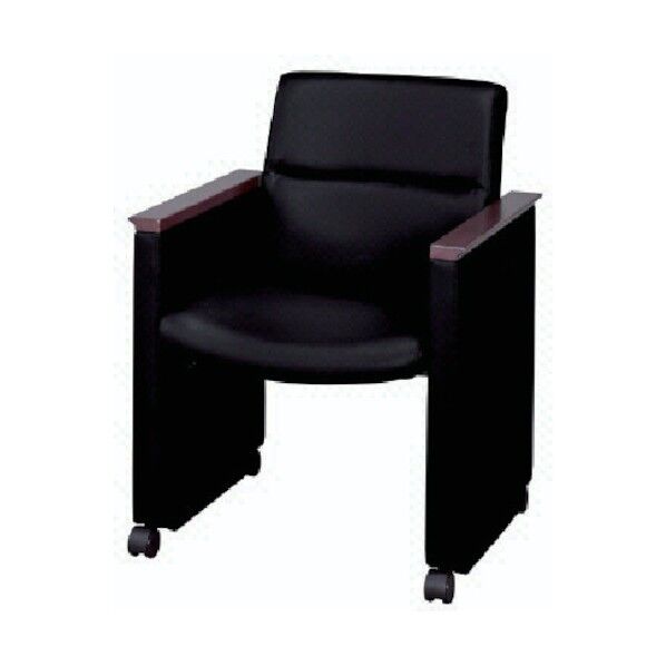 会議用チェアー 色:ブラック E892C-BK 1点