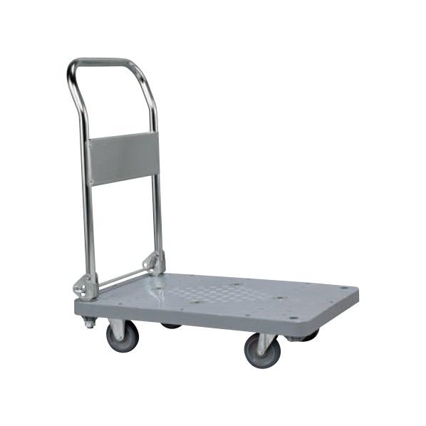 樹脂ハンドカー(折りたたみハンドルタイプ) カラー:グレー 外寸(間口W×奥行D×高さH)(mm):720×465×854 SHN-10CS 1台