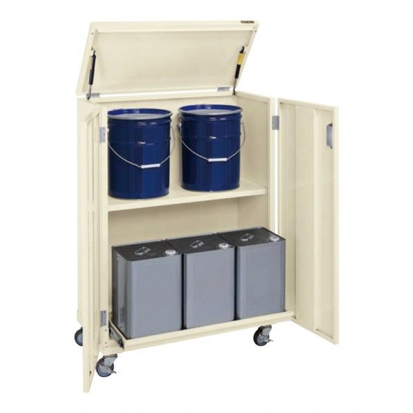 一斗缶保管庫 スチールタイプ 移動式