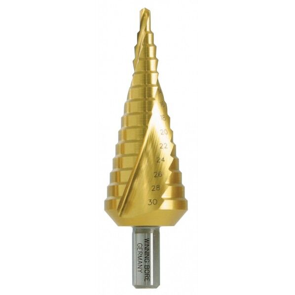 ピラミッドドリル(チタンコーティング)スパイラルカットシステム RSD-3T 1個