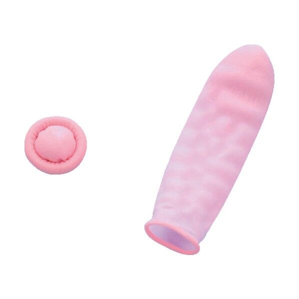 ラテックス静電気防止指サックハイグリップロールタイプL1440個入 F200ATFRL 1440個