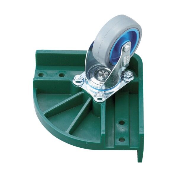 伸縮式コンテナ台車 スチール金具コーナーセット(省音タイプ)