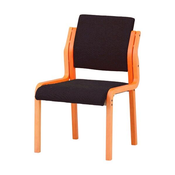 木製スタッキングチェア FVM-5 Fネイビー FVM-5-FNB 1点