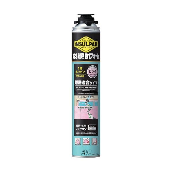 一液型簡易発泡ウレタン(注入ガン専用型)GSB1ピンク