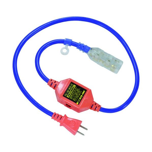 延長コード ブレーカー付きコード ブルー 1m HB-1501-B 1本