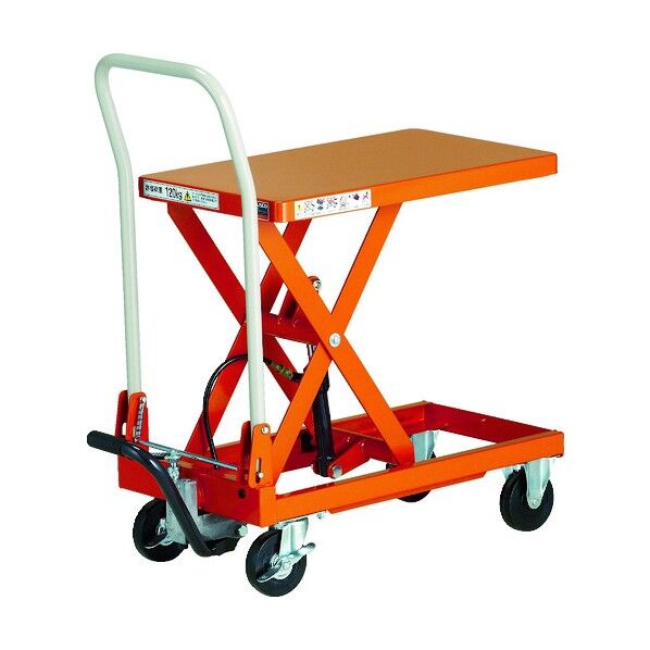 (直送品)TRUSCO ローハイシステム リフター スクリュー式 アルミ400X550 移動式 LH-35A-1