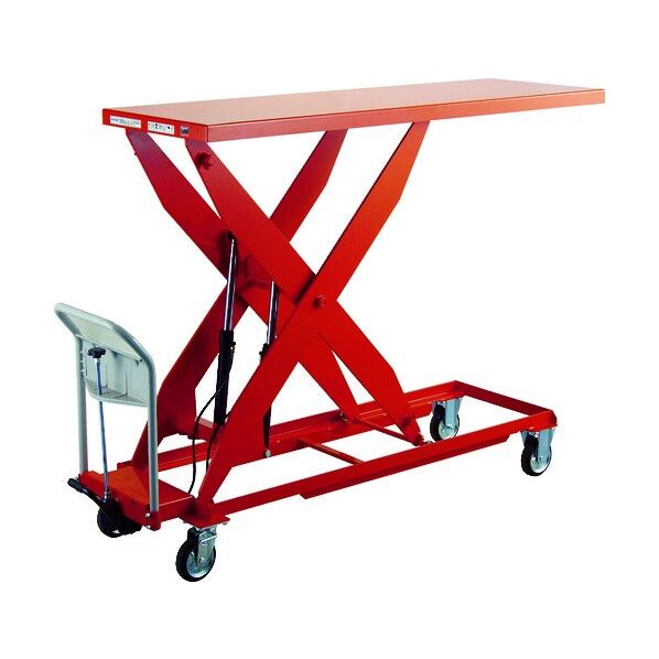 ハンドリフター(足踏み油圧式・ロングタイプ) 早送り装置付