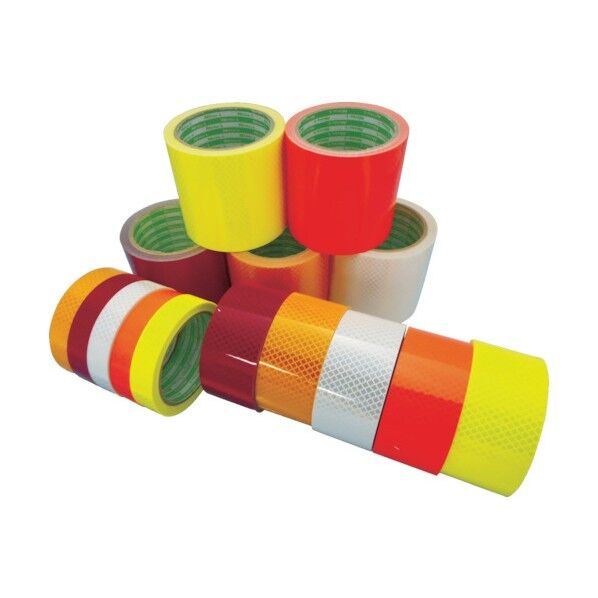 日東エルマテ 高輝度プリズム反射テープ(蛍光色)20mmX5M