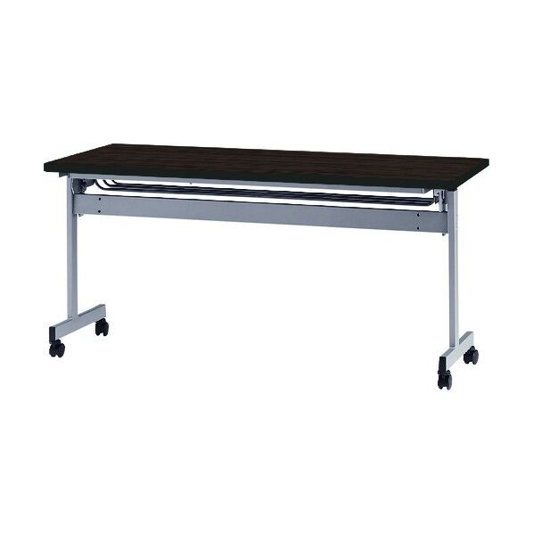 天板跳上式スタックテーブル(パネルなし) 1500×600mm 天板色:ローズ HSN-1560-RO 1点