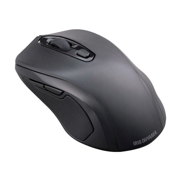 518144 ワイヤレスマウス サイドボタン付き ブラック