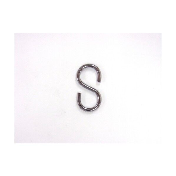 チェーン金具/鉄クロームSフック 2.0mm×19.0mm ISH20 クローム継手 1000個