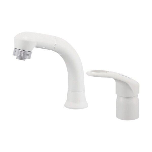 シングルスプレー混合栓(洗面所用)